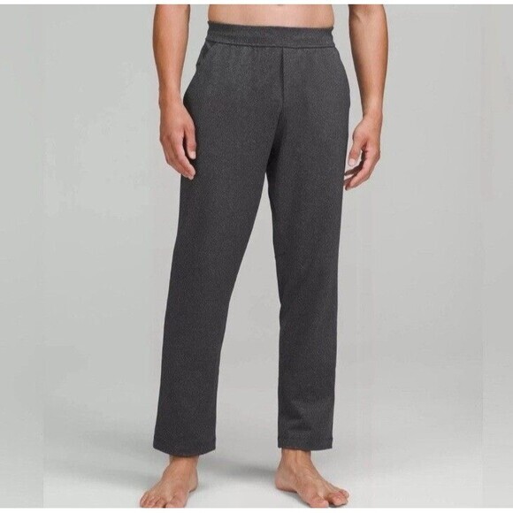 Lululemon Joggers Men Size Small Gray Discipline Straight Leg Relaxed Sweatpants - Picture 1 of 14